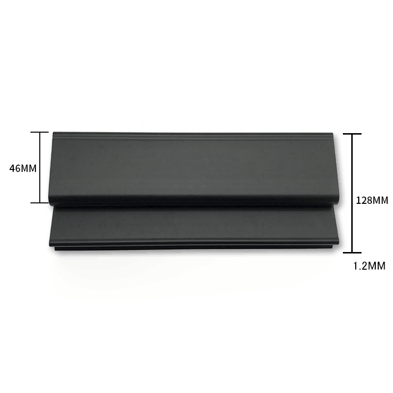 skræddersyet ekstruderet plastprofil dekoration kant til brandtæt system af døren