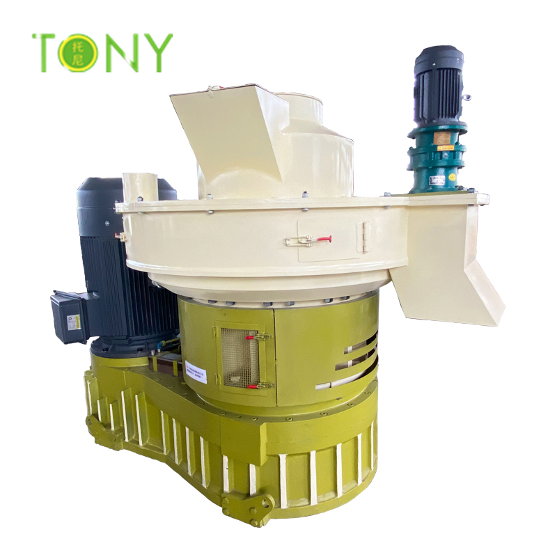 TONY Producent EFB Oil Palm Pellet Making Machine \/ Fabrikspris Biomasse træpelletsmaskine
