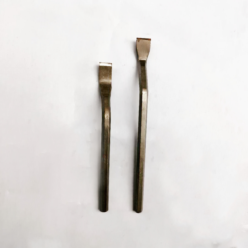 Dobbelt skivepuller med elektrisk bøjning af mejselplade eller af Angle stål