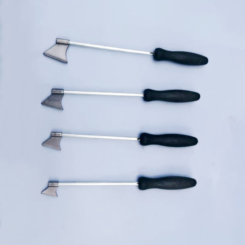 Dobbelt skivepuller med elektrisk bøjning af mejselplade eller af Angle stål