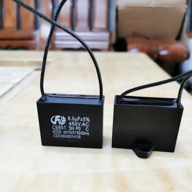 CBB61 firkantet kondensator CD60 rund kondensator CD65 klimaanlæg rund kondensator