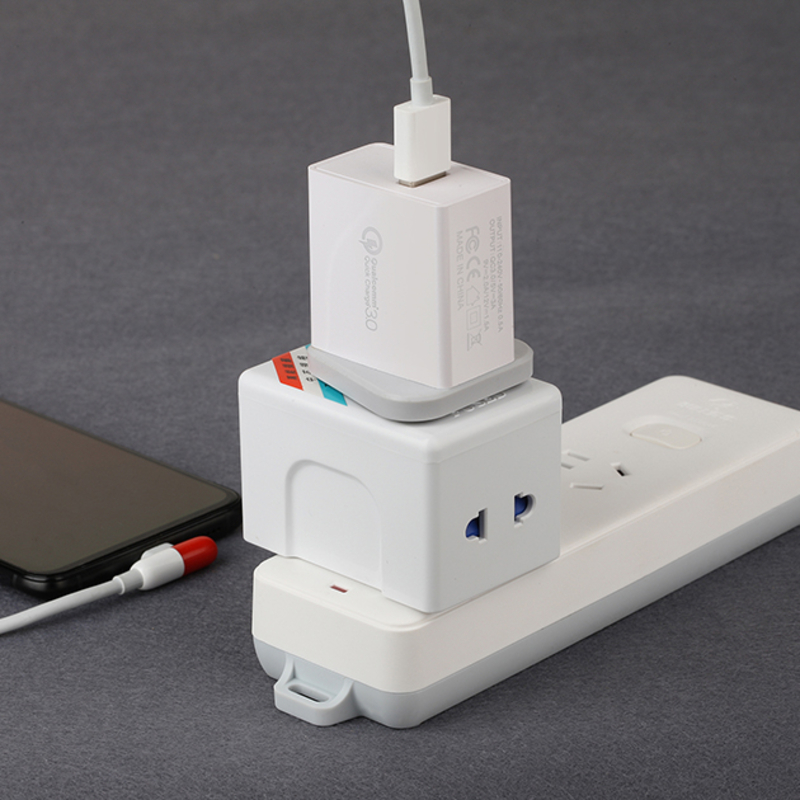 18W QC 3.0 + 2.4A Adapter Type-c USB Wall Travel Charger Adapter Hurtig mobiltelefon oplader multi port usb opladere