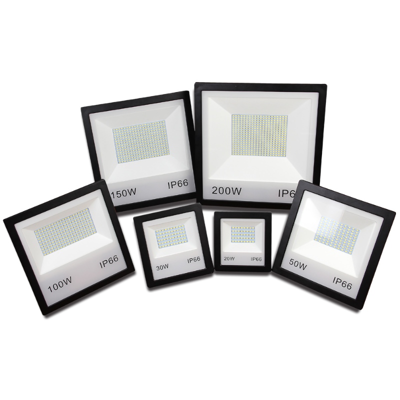 High Lumen IP66 30w 50w 100w 150w 200w LED oversvømmelseslys