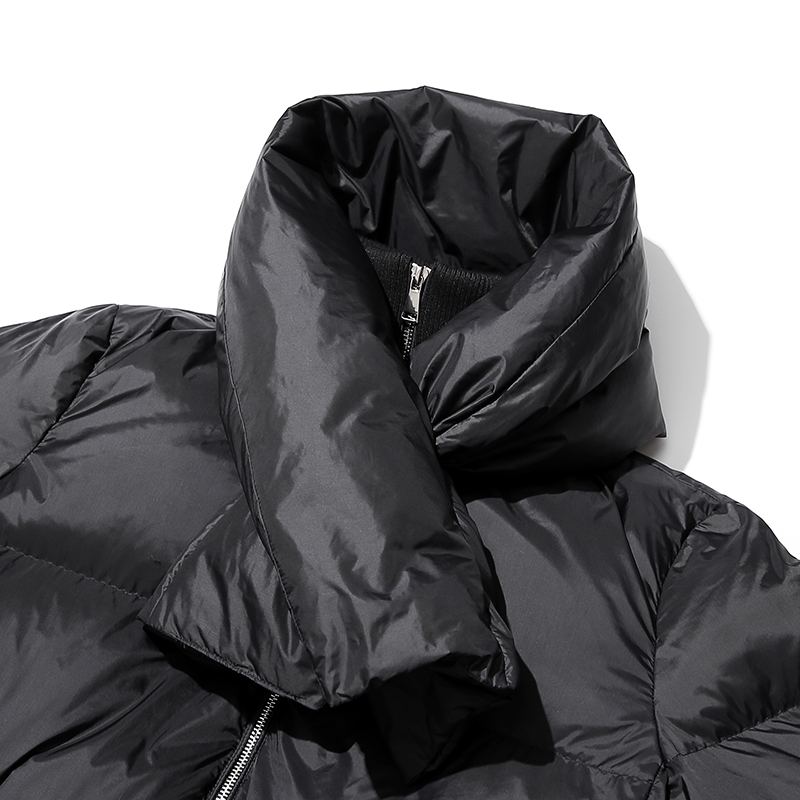 damer lang varm frakke \/ dunjakke med udtagelig hætte.