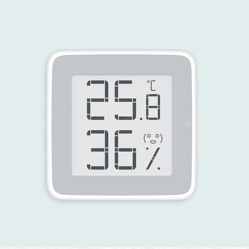 C201 elektronisk elektronisk skærmtermometer Hygrometer 1 stk fra Xiaomi youpin - hvid