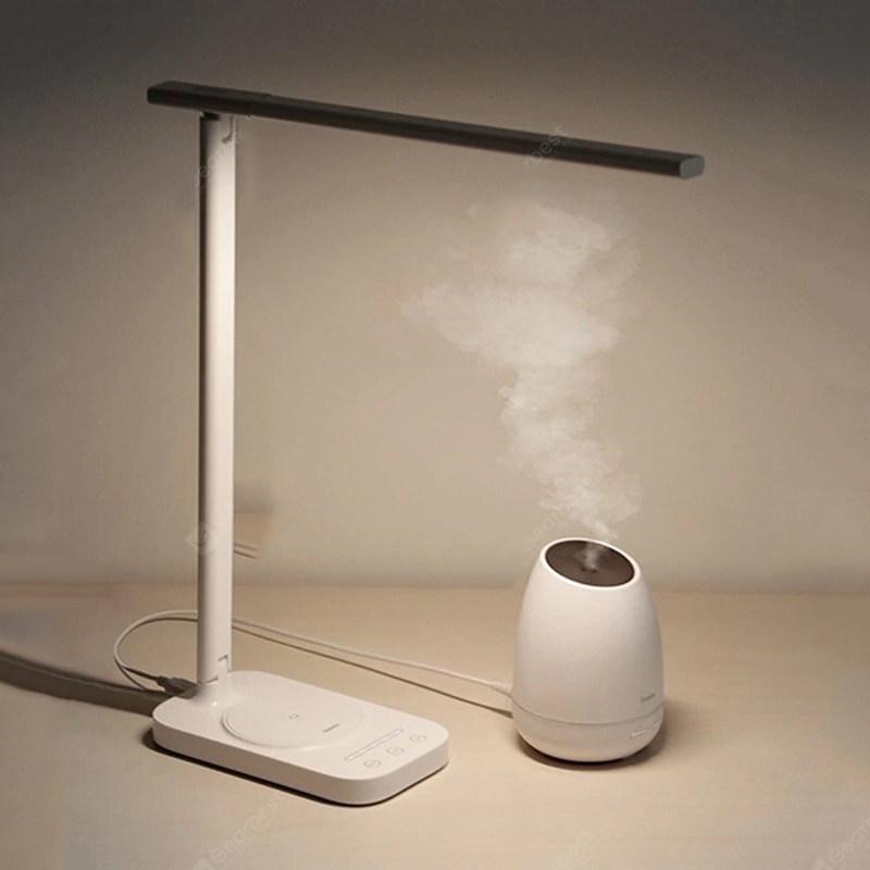 Baseus ACLT-B02 2 i 1 sammenklappelig LED bordlampe med trådløs oplader Studenterbørn læser læringsbordslampe (Xiaomi Ecosystem-produkt) - hvid