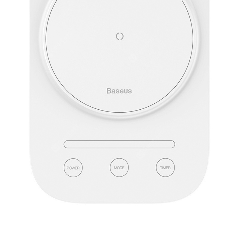 Baseus ACLT-B02 2 i 1 sammenklappelig LED bordlampe med trådløs oplader Studenterbørn læser læringsbordslampe (Xiaomi Ecosystem-produkt) - hvid