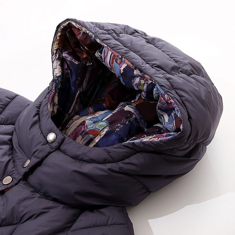 Frakke til damer long jakke / down coat med untakable hood