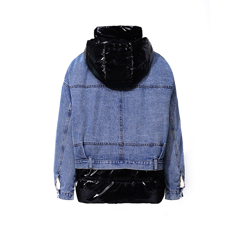 Tøsedreng med hætte af to dele med hætte og hætte