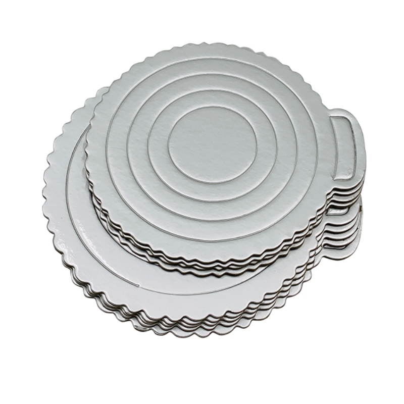 Silver Circle Pastry Board Waterproject Surface