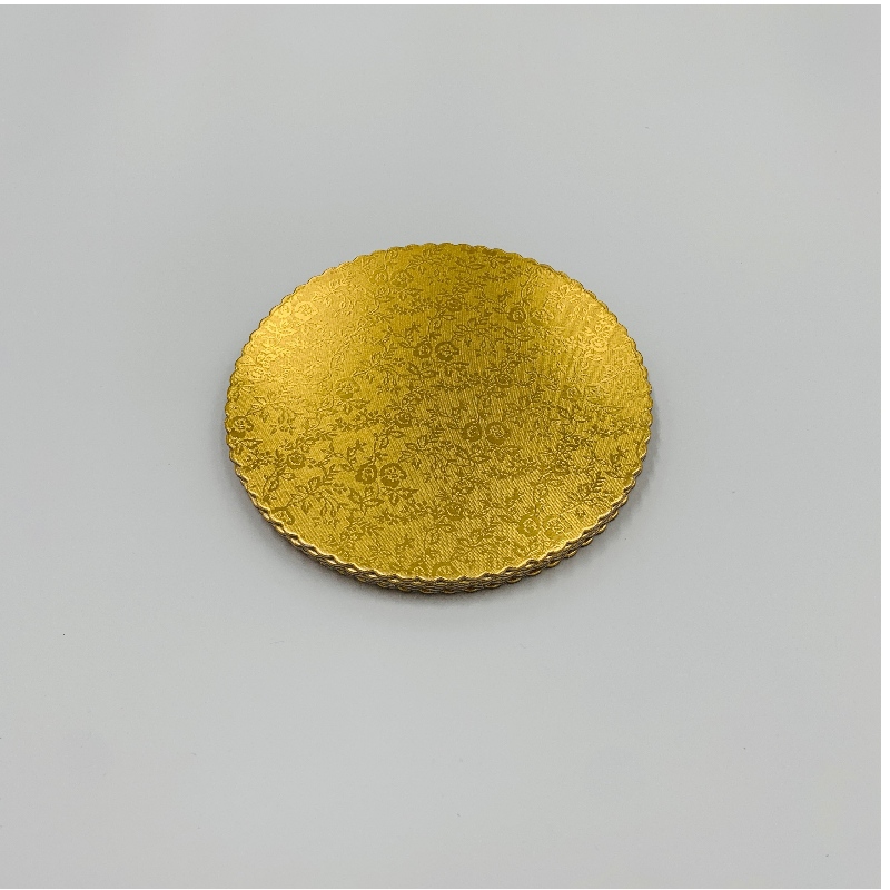 Eye Catching Rund Gold Cake Board for Cake Displaying