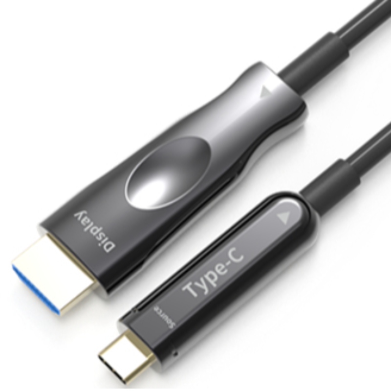 50M (164ft) HDMI USB C aoc-kabel 4K * 2K @ 60Hz 10g til apple macbook mobiltelefon til tilsluttet HDTV