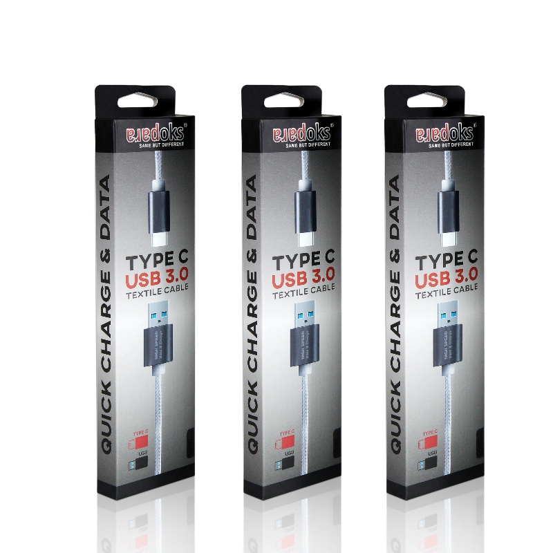 Brugerdefinerede USB-kabelpapirbokse med blister