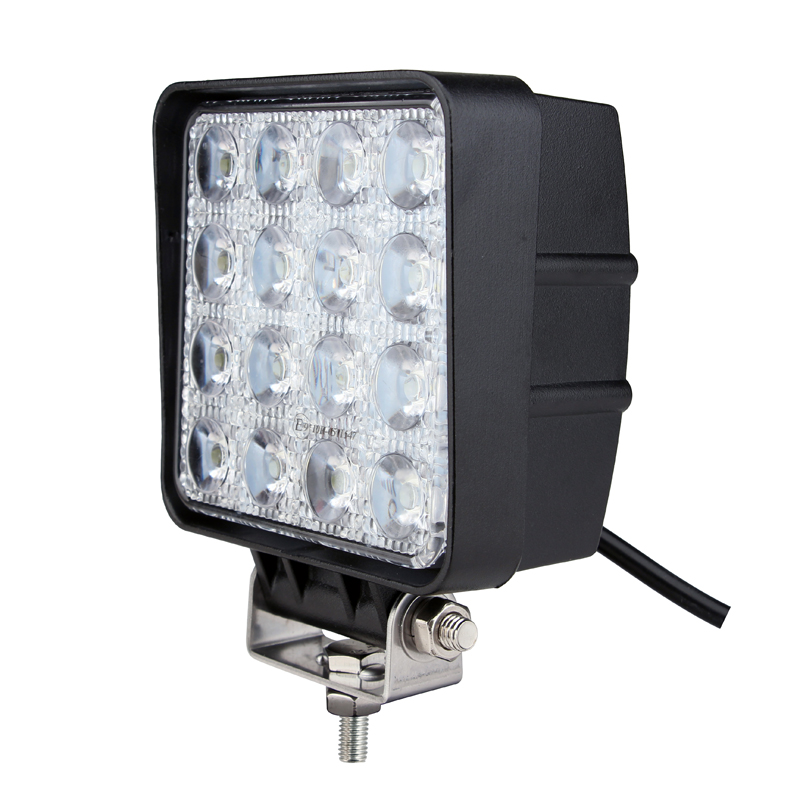48W LED firkantet arbejdslys
