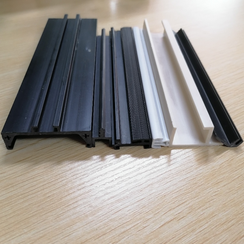 Brugerdefineret PVC PulTrued Profiles strimler af plast rektangulær stang PVC strimler