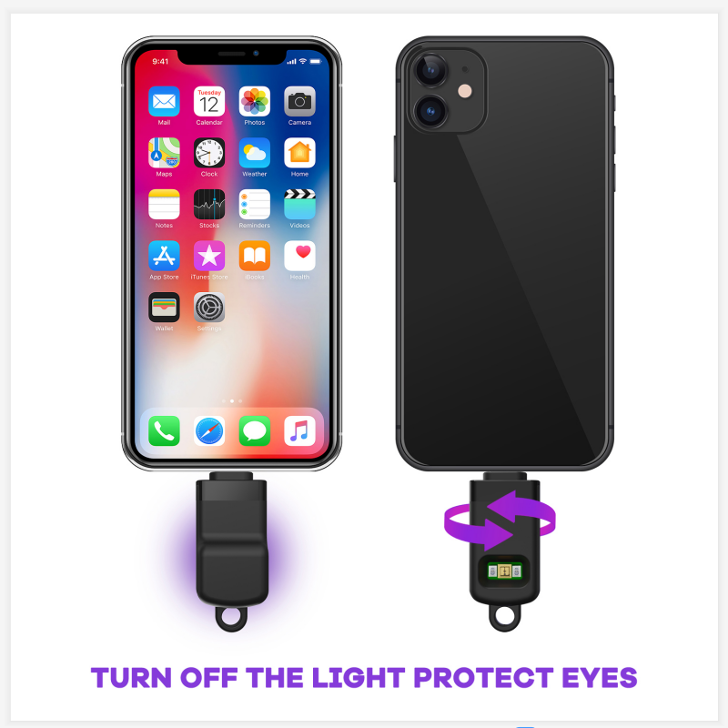 Ny ankomst: UVC + LED-sterilisator Bærbar 99% sterilisering på 5 sekunder