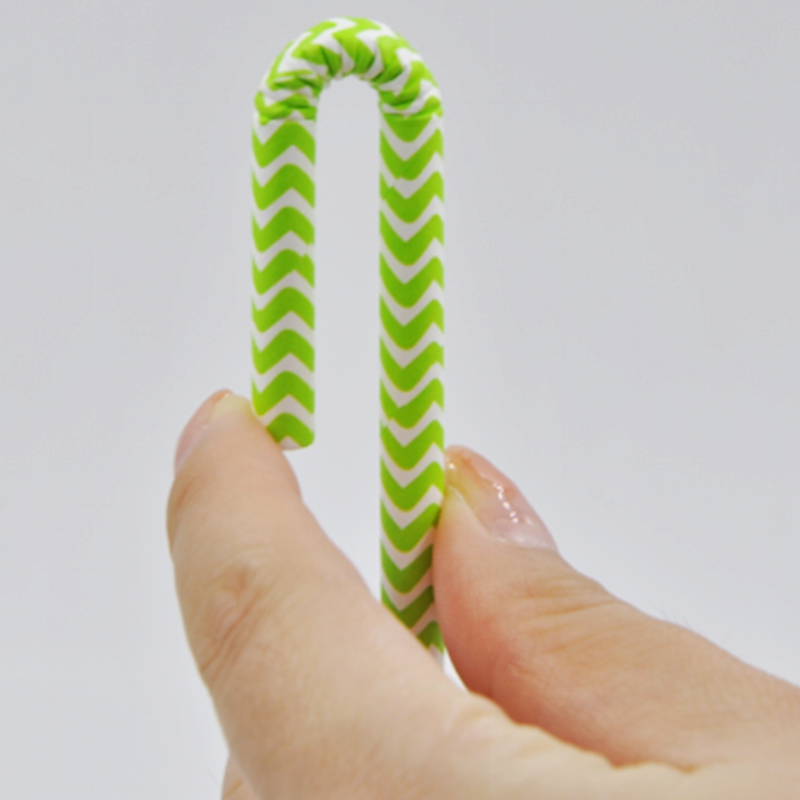 Fleksibelt papirstrå