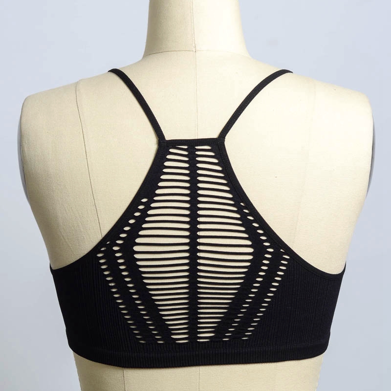 GA-5304 Grace Girl Seamless Slash Racer Tilbage Bralette