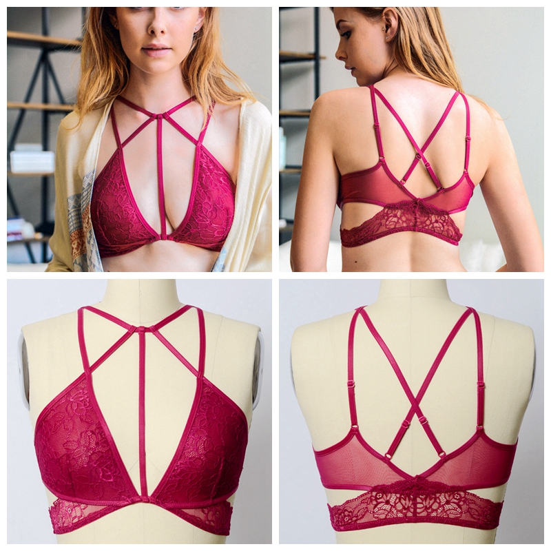 GA-5380 Grace Girl Strappy Lace Bralette Engros