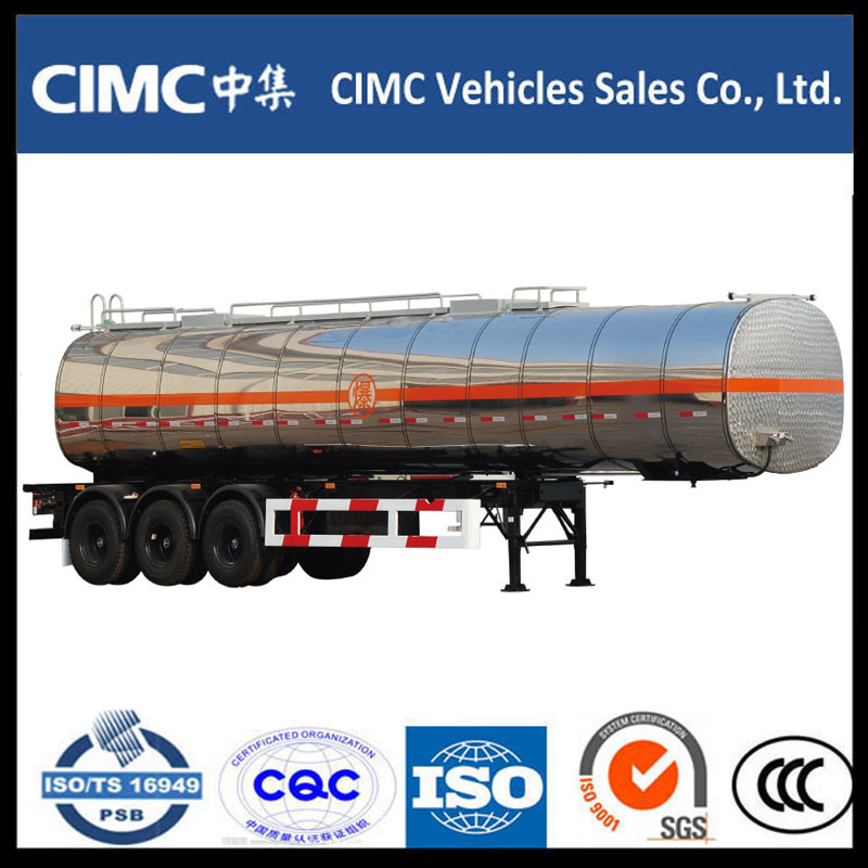 CIMC's højkvalitets brændstof Tank Semi Trailer