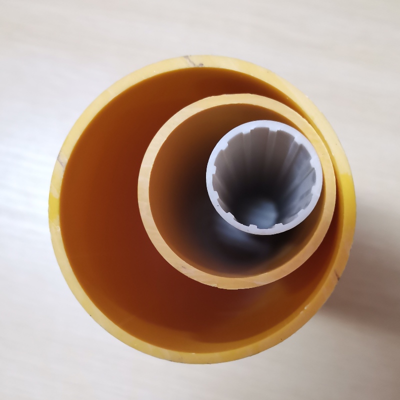 Tilpasset ekstruderet PVC Plast Pipe Møbler Grade PVC Tube