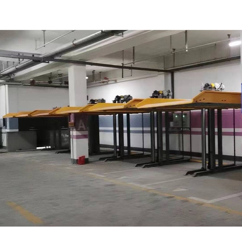 To niveauer Parkeringslift Automatisk parkeringslift