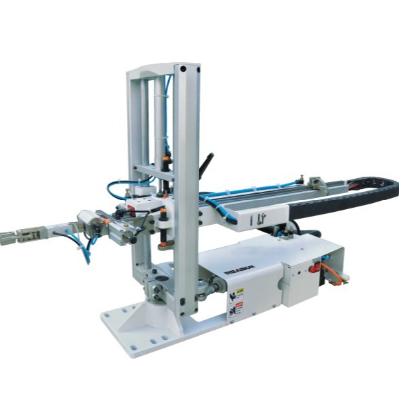 Industriel mekanisk arm og manipulatorrobot eller pneumatisk robotarm til automatisering af værkstedet