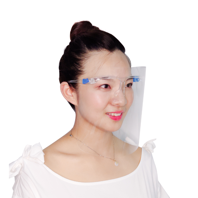 Plastik Transparent Beskytter Anti Splash Fuld ansigtsbeskyttelsesbriller Ansigtsskærm