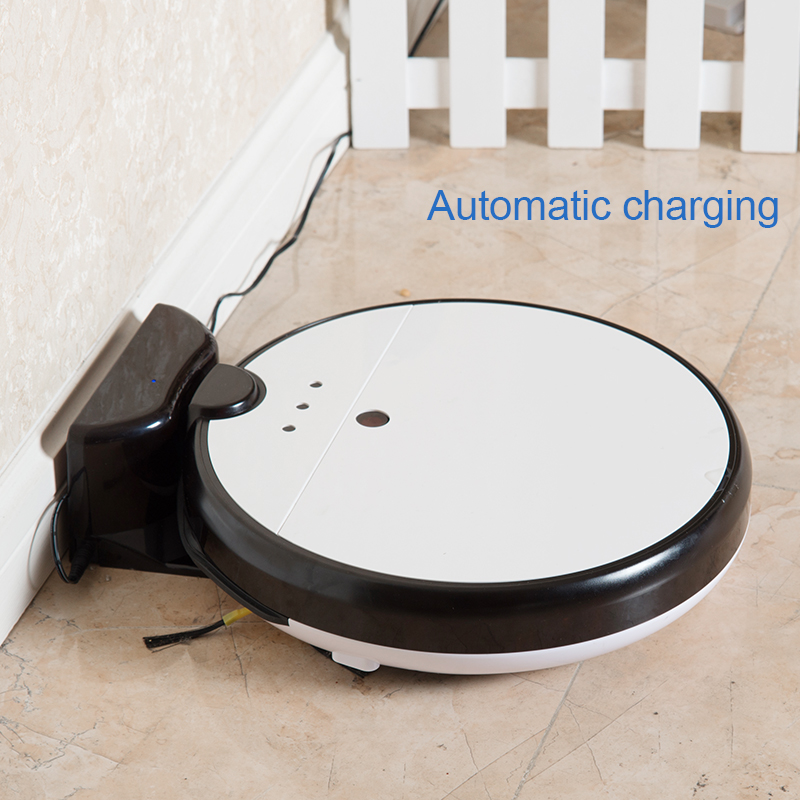 3 I 1 Mini Gencharable Dry Mooping Gulve App Smart Robot Vacuum Cleaner