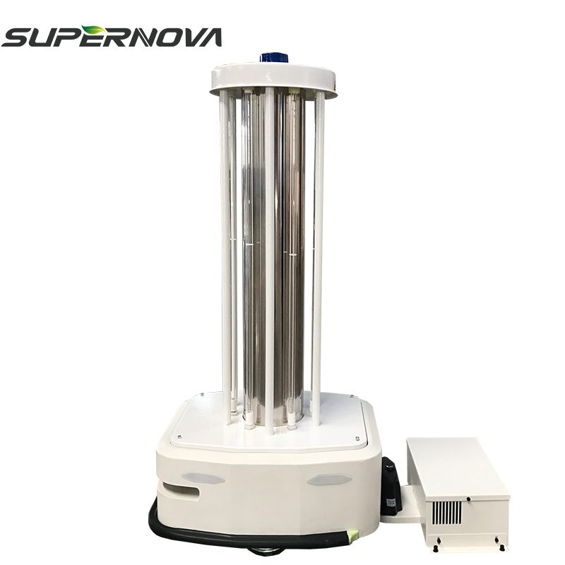480W Wifi AI Desinfektion Smart Sterilizer Lys Desinfektion UVC Robot-UV-lampe