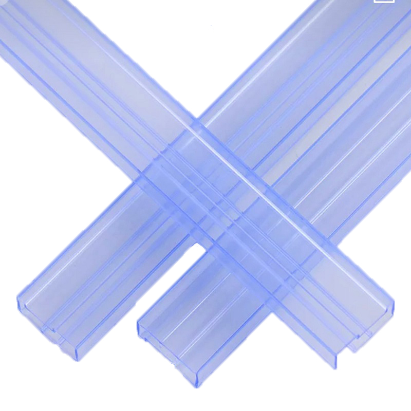 Gennemsigtig PVC-emballeringsrør transparente elektroniske komponenter IC-rør