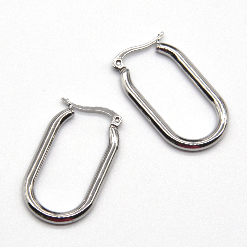 Runde øreringe kvinders piger udsøgte smykker gaver allergivenlige Kina Ruifanbao smykker forarbejdning fabrik