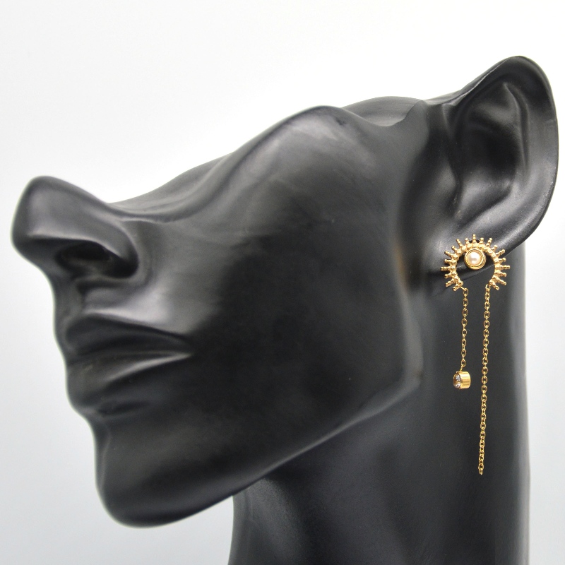 Runde øreringe, kvaster, bånd vakuum plating vedhæng, kæder, vedhæng, søde øreringe, smykker Kina Ruifanbao smykker forarbejdningsfabrik