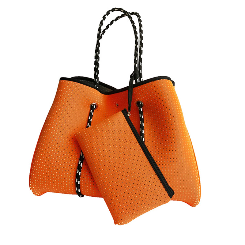 Varig pilsnerapacitet strand neoprene tote taske taske