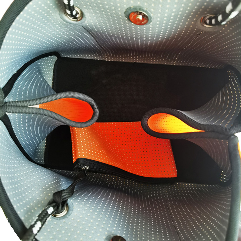 Varig pilsnerapacitet strand neoprene tote taske taske