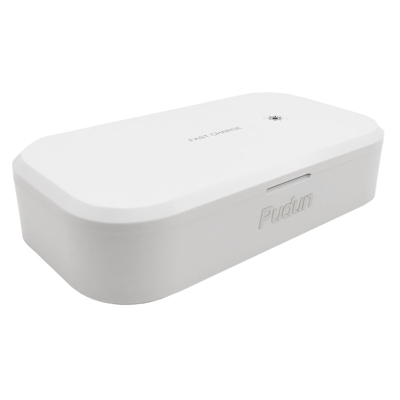 SW1 Multifunktionel mobiltelefonsterilisatormaske dobbelt UV-ultraviolet sterilisationsboks trådløs hurtigopladning