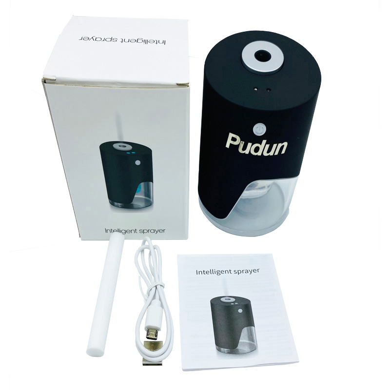 Intelligent infrarød induktion desinfektionsmiddel sprøjte, håndartikler automatisk induktion desktop alkohol sterilisering spray sterilisator