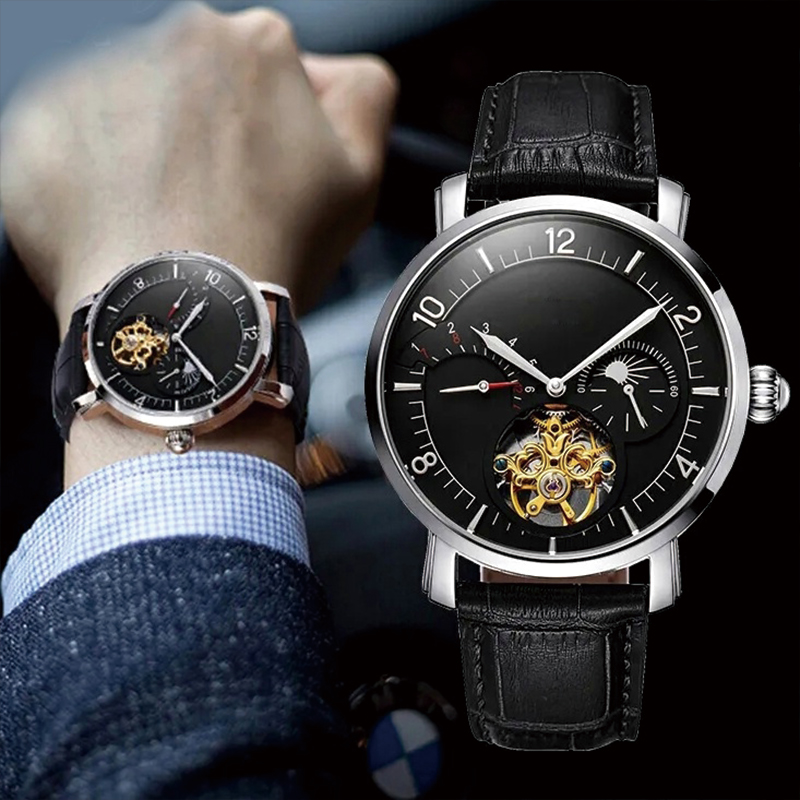 Et mekanisk ur med enkel stil...