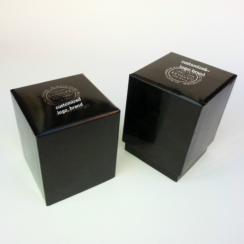 Pakkasser til Candles Black Paper Box