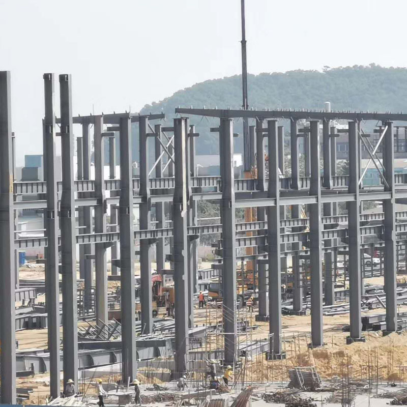 Konstruktion af stålkonstruktioner Rammet Handelskontor Bygning, Strukturel Steel Truss præfabrikation med tegning