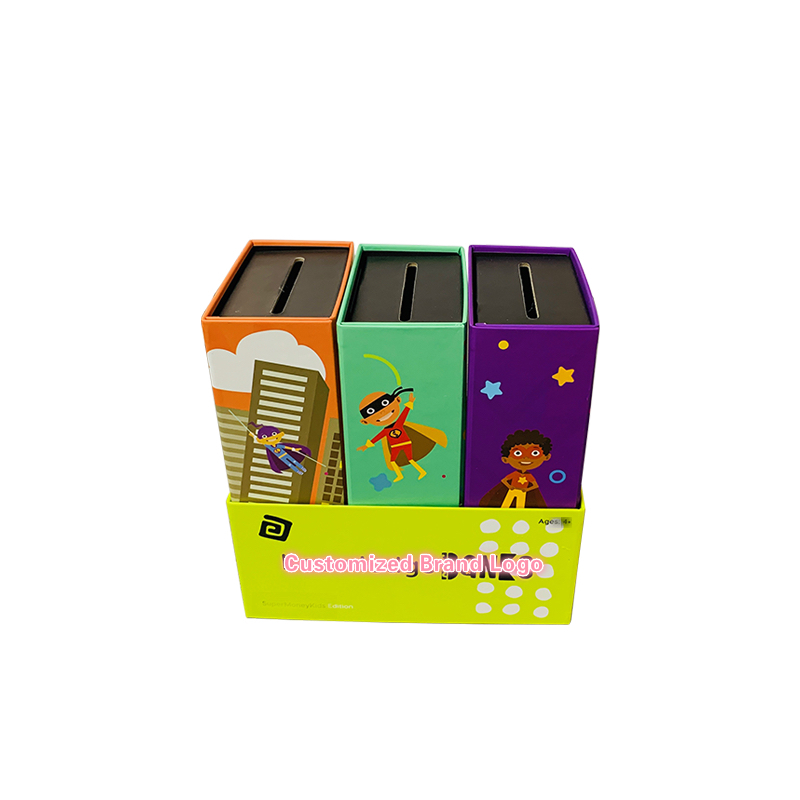 Piggy Bank for Kids 3-in-1 Money Box Lavet af cardboard