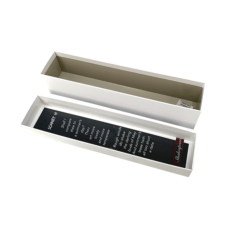 1015YSS Blå gaveæske med låg Papir gaveæske producent