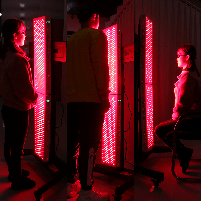RD1500X2 Vertikal stitting 850nm fuld krop rød og infrarød lys terapi ved hjemmeFDA medicinsk udstyr