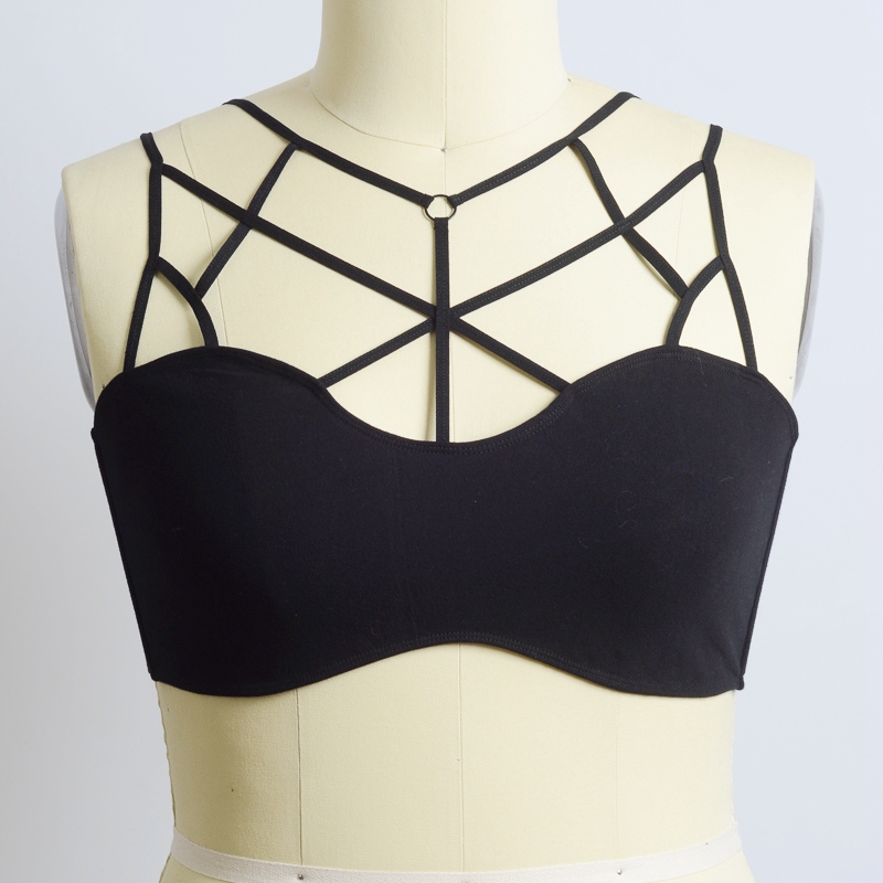 GA-5526PLUS Hæklet Daisy Longline Bralette