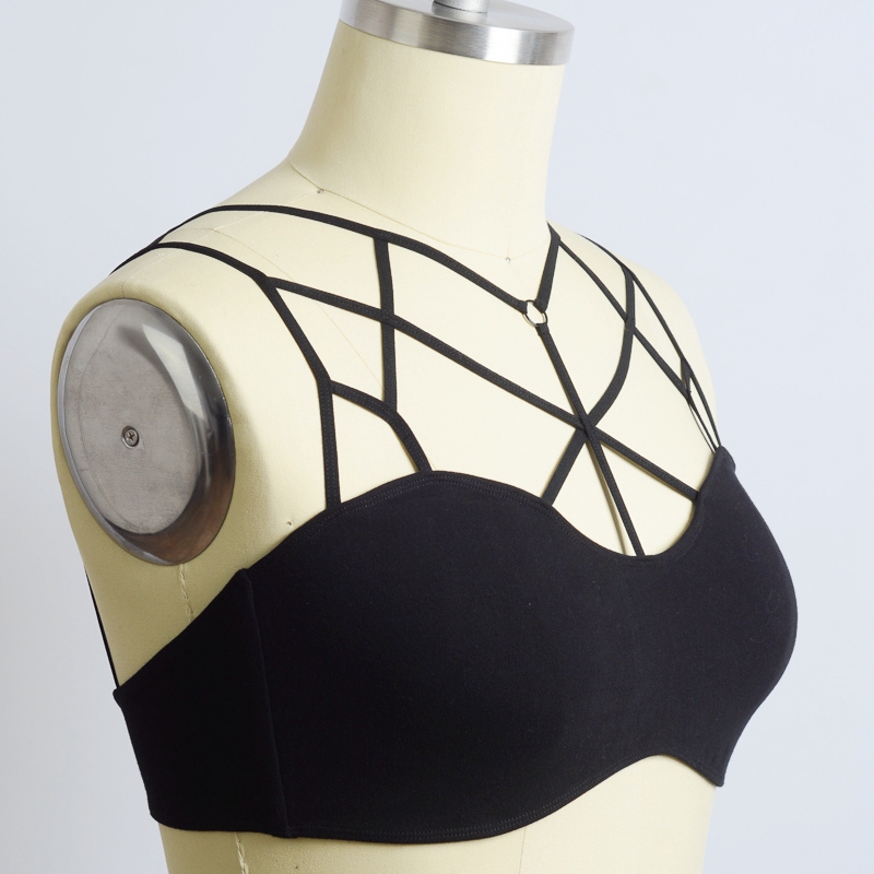 GA-5526PLUS Hæklet Daisy Longline Bralette