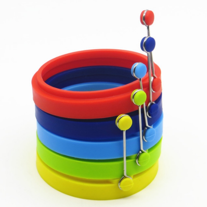 Silikone rundt omelet håndtag silikone omelet DIY skimmel pose æg silikone æg ring