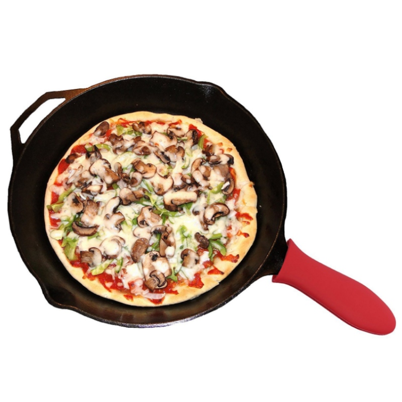 Tyknet silikagel håndtag dæksel håndtag dækning stegepande silikagel håndtag handske varmeisolering skridsikker håndtag dækning