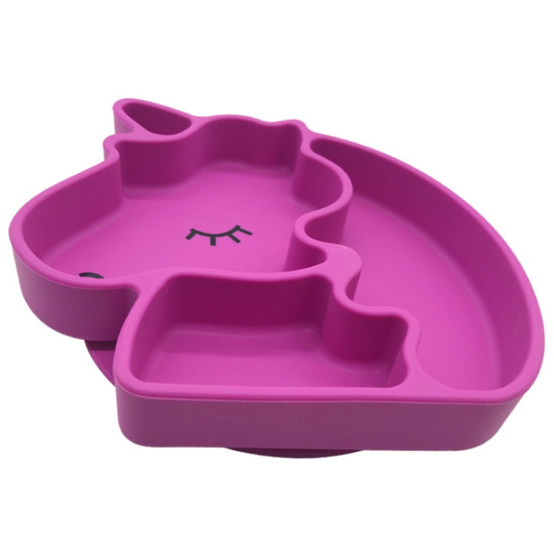 Silikone plade silikone Unicorn plade Silikone baby plade