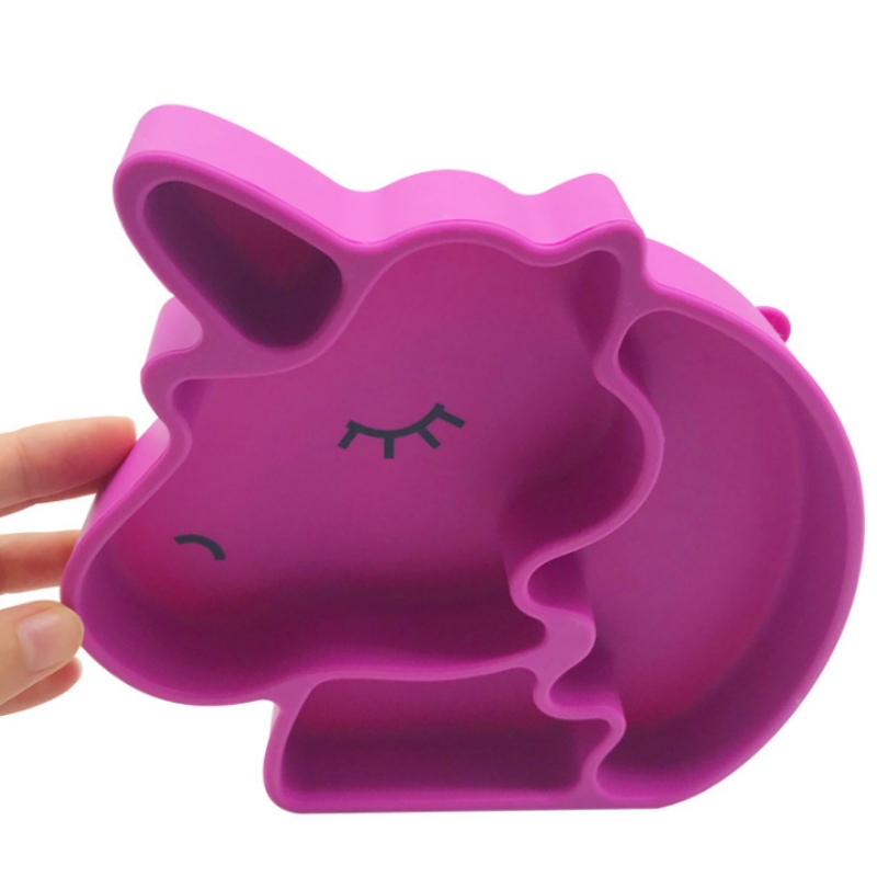 Silikone plade silikone Unicorn plade Silikone baby plade