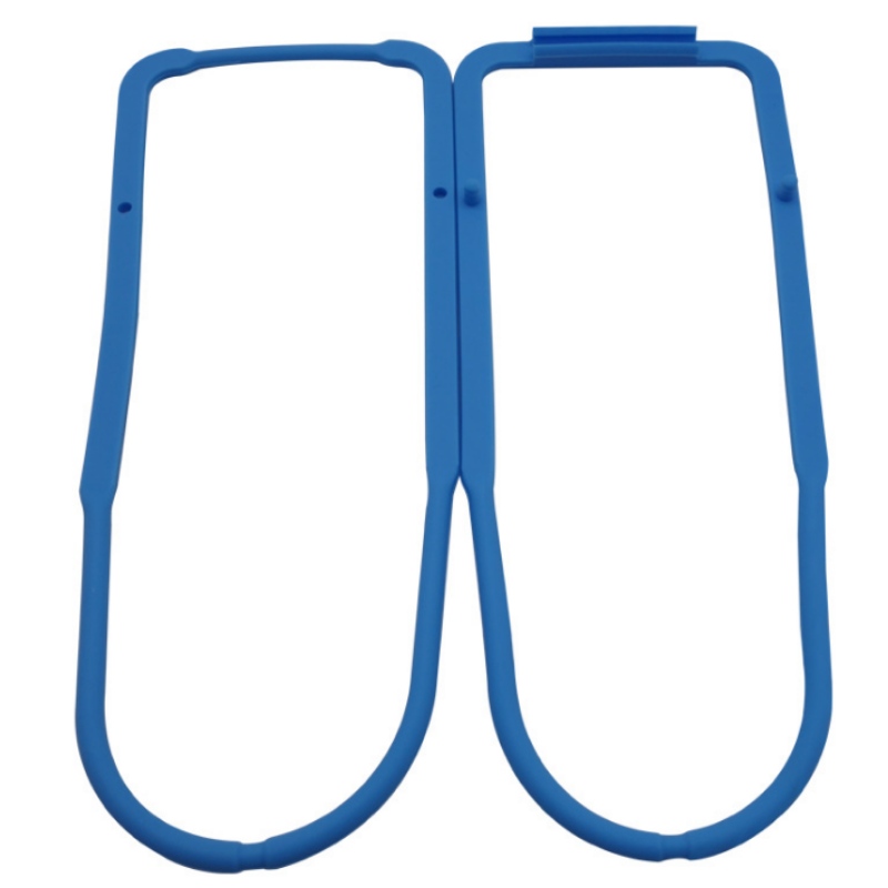 7-huls silikagel tilbehør madkassehåndtag, silikone kageform, isgitter